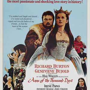 Poster for the movie "Anne of the Thousand Days"